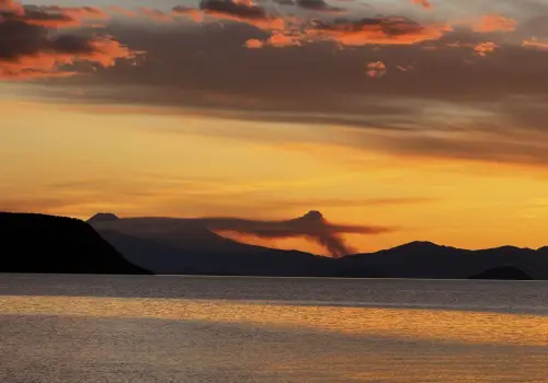 View of Mount Tongariro from Taupō